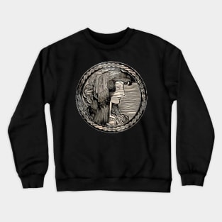 Framed Dream of Vitrail Pour la facade de la Boutique Fouquet Crewneck Sweatshirt